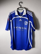 Adidas Schalke 04 #27 Tim Hoogland 2006/07 Vintage Fußball Unterschrift Trikot