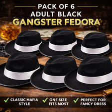 6 X Erwachsene Schwarz