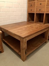 TEAKHOLZ -TISCH WOHNZIMMER-MASSIV TOP !BREIT 100 x 100 cm HÖHE 51 cm FÜSSE 8,0cm