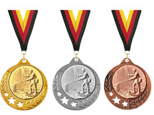 3er GROSSE Angeln Medaillen