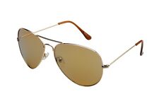 Alpland Pilotenbrille Flieger Sonnenbrille Top Gun Brille Cop Brille XXL Gläser 