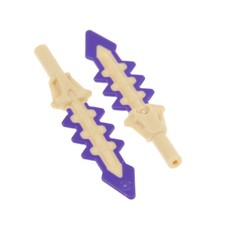2x Lego Figuren Waffe Schwert