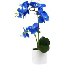 Kunstblumen Orchideen, Blau