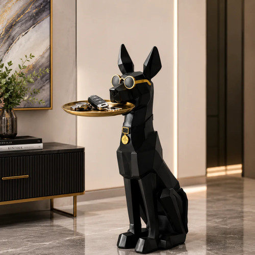 Moderne geometrische dobermann - moderne,