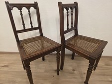 2 Esszimmerstühle Küchenstühle Wohnzimmerstühle Antik um 1900 Jh.