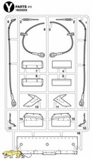 Tamiya 19225253 Y Teile (Y1-Y16) für Tamiya Leopard 2A7V – 56046 / 56047 - 1:16