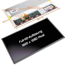 17,3" LED Display matt passend