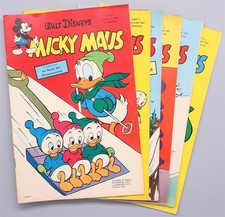 Micky Maus 1962 Auswahl Magazin original Comic Heft Ehapa Verlag Version 1