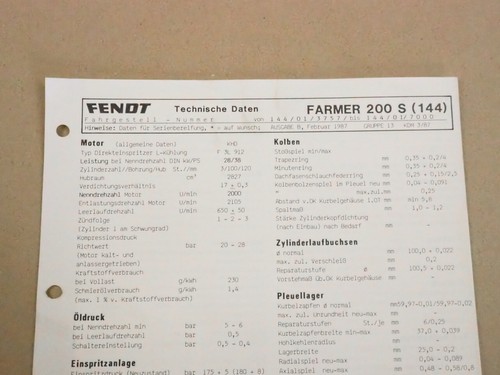 Fendt farmer 200 - fendt,