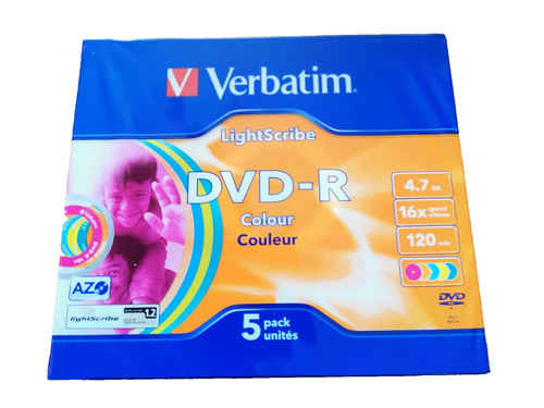 Verbatim dvd colour 7 - dvd-r, colour,