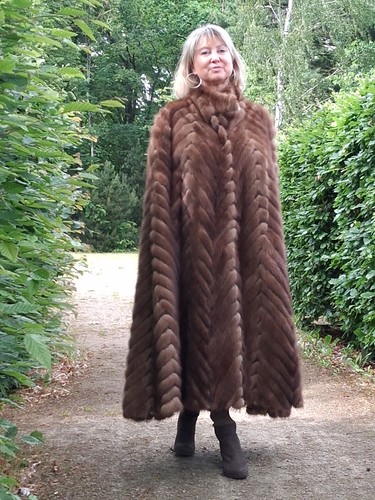 Pelz cape echt nerz - echt,