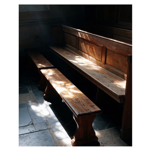 Rustikales kirchenbank - rustikales,