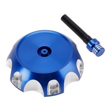 Aluminium Tankdeckel Blau für