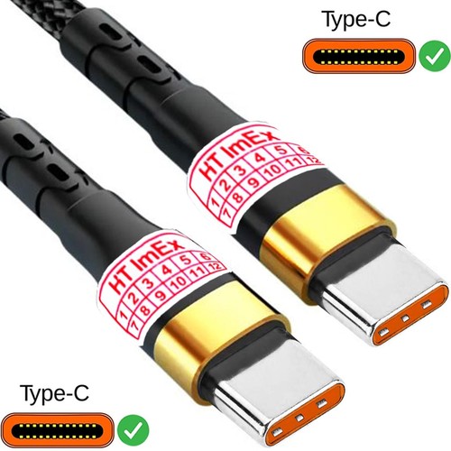 Usb ladekabel nylon kabel - c,