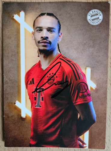 Leroy sane handsignierte - sane,