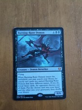 Magic The Gathering Burning-Rune Demon Mythic Karte KHM 081 MTG