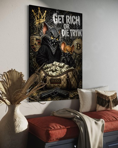 Leinwand bild kater tom - bild,