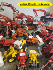 Bagger O&K Conrad Liebherr NZG SIKU Atlas Baumaschinen Kran Radlader Sammlung 