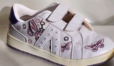 ALEX Gr. 31 - Turnschuhe, Klettverschluss,  weiss, Mädchen