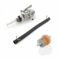 Universell Kraftstoffhahn M10x1,25 Schlauch Stromerzeuger Quad GoKart Pumpe