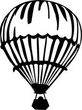 Autoaufkleber Heißluftballon