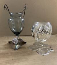 2 Sehr Unterschiedliche, Sehr Spezielle Glasvasen