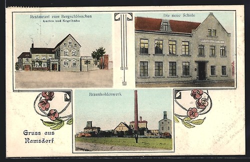 Ramsdorf restaurant zum - ak, ramsdorf,