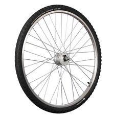 Laufrad 28 Zoll Vorderrad bereift Hohlkammer Shimano Nabendynamo + Fahrradreifen