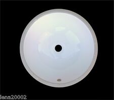 Unterbauwaschtisch Unterbaubecken Waschbecken Rund Keramik 39,5 x 39,5 cm