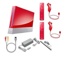 Nintendo Wii Konsole Rot mit
