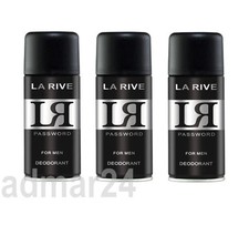 La Rive Password Deodorant Spray 3 x 150 ml