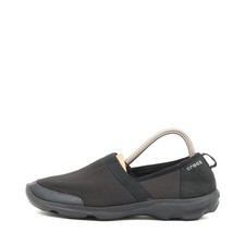 Crocs Damen Crocs201184 Slipper Schwarz Synthetik Low-Top Vegan Freizeit EU 38