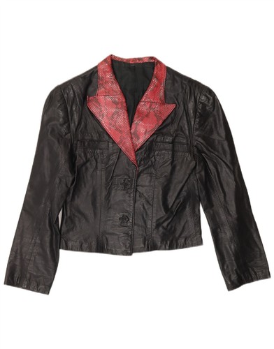 Vintage damen crop - damen, leder