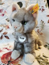 Steiff Filou Katze 21cm, grau