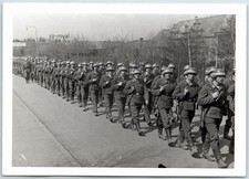 Luftwaffe Soldaten Stahlhelm Heimkehr Übung - Wehrmacht - WK2 Foto 10x7cm