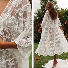 Damen Boho Strandkleid