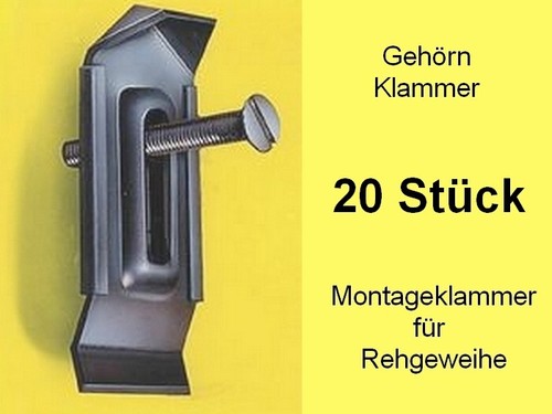 Stück gehörnklammern - 20,