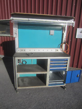 Werkbank Schubladenschrank Arbeitsplatz Arbeitstisch Tisch Werkzeugschrank Lampe