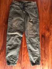 Cargohose Hose Jungen Gr. 164 H&M - Khaki Dunkelgrün 