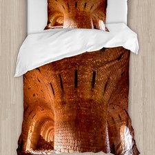 Orange Bettwäsche Set Alte