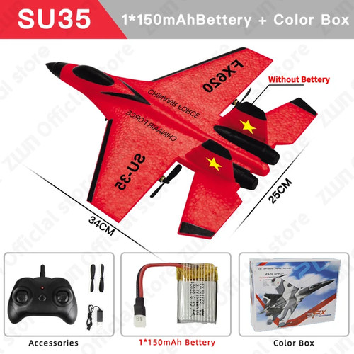 Flugzeug su35 mit - 2.4g, led