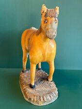 Alte Holz Skulptur, Pferd