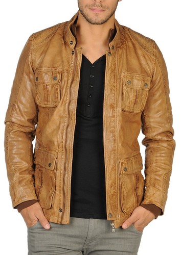 Pepe jeans lederjacke - pepe,