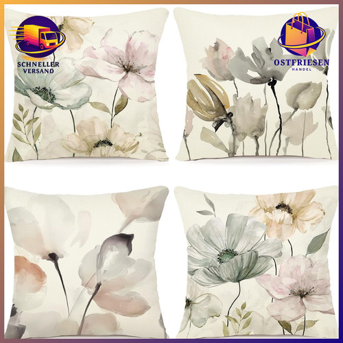 Kissenbezug 40x40cm 4er set - kissenbezug,