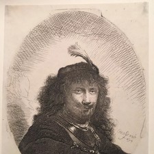 REMBRANDT Radierung 1638