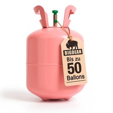 Ballongas Helium Balloon Gas für bis zu 50 Luftballons Helium Gasflasche XXL