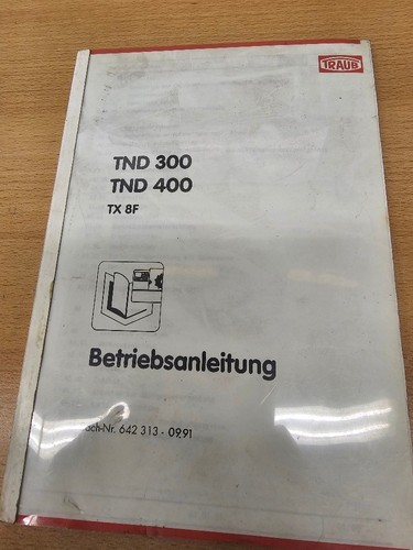 Betriebsanleitung traub tnd - traub,