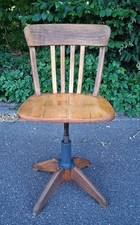 Stoll Stuhl Drehstuhl Kontorstuhl Bürostuhl Architektenstuhl Bauhaus Art Deco