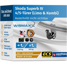 ANHÄNGERKUPPLUNG für Skoda