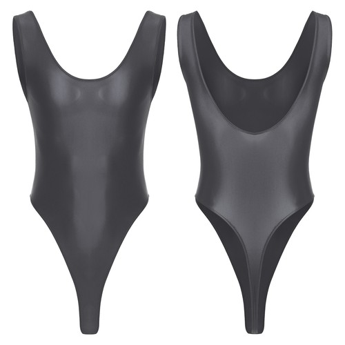 Herren glänzende bodysuit - glänzende,